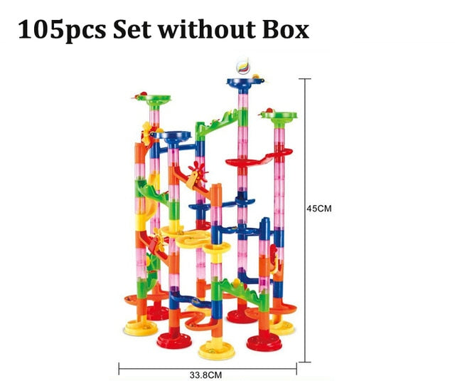 Marble Run Building Blocks Toy
