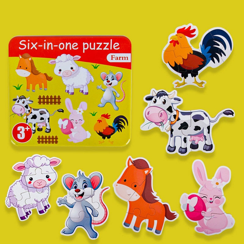 Montessori Baby Puzzle Educational Toys