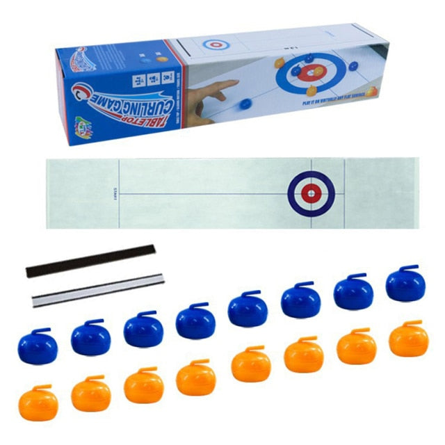 Foldable Table Tabletop Curling Game