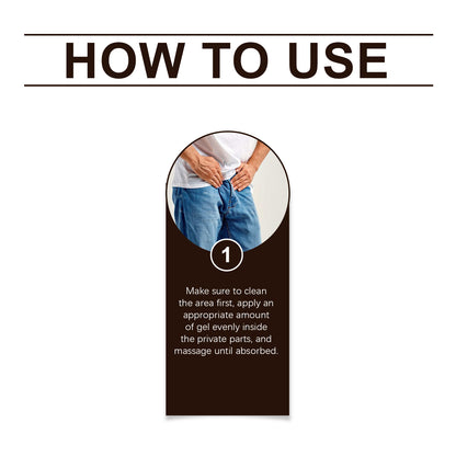North Moon Men's Repair Gel Herbal Ingredients Gentle Soothing Repair Moisturizing Treatment Gel