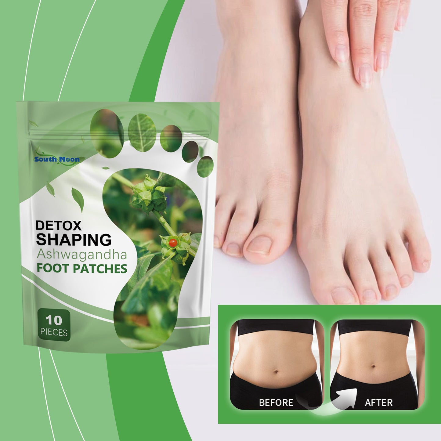 South Moon Body Care Pad, Firming Body Skin, Nourishing And Hydrating Daily Massage Pad For Lazy People