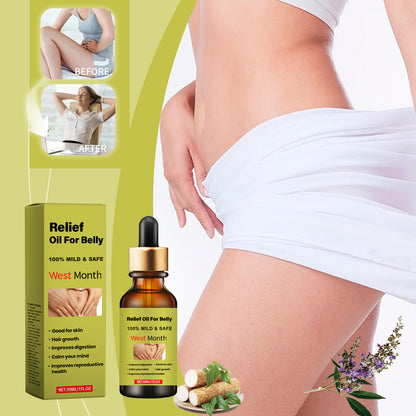 West&Month Body Care Essential Oil, Daily Massage Treatment For Tummy Upset Body Care Essential Oil