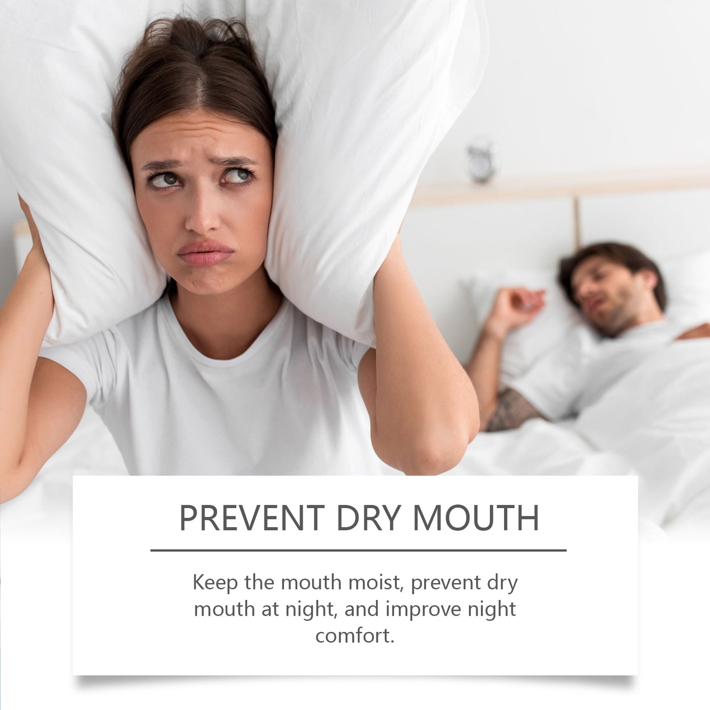 Ximonth Anti-Snoring Sleep Patch, Anti-Snoring Care Sleep At Night To Relieve Dry Mouth And Nose Discomfort Rest Patch