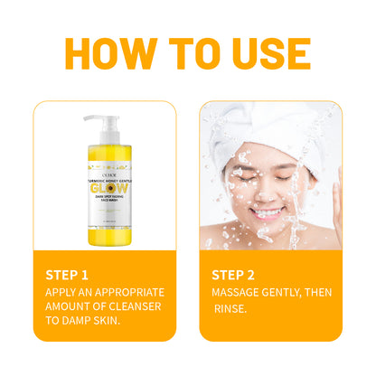 Turmeric Skin Care Set, Fresh And Clean Hydrating Oil-Control Fade Out Fine Lines Firming Haun White Treatments