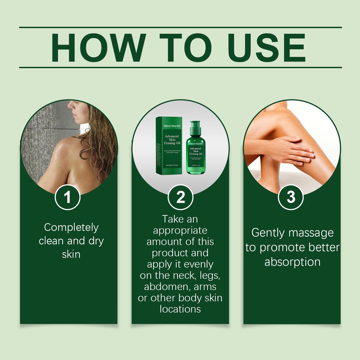 West&Month Moisturizing Skin Essential Oil, Gentle Moisturizing Care Facial Body Skin Daily Care Essence