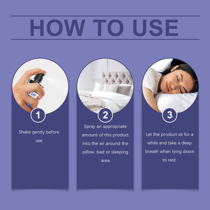 Houkea Refreshing Sleep Spray Herbal Ingredients Enjoy A Restful Night With A Moisturizing Body Sleep Treatment Spray