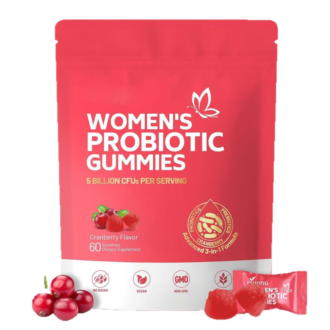 60 pieces of female probiotic gummies
