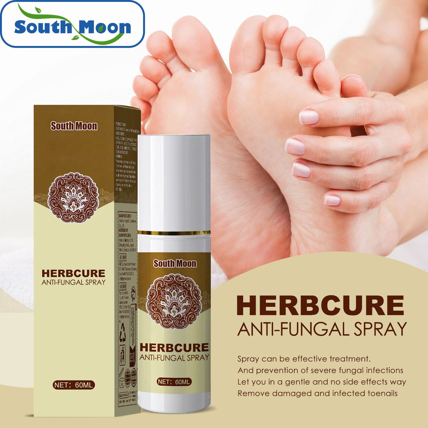 Herbal foot soothing spray