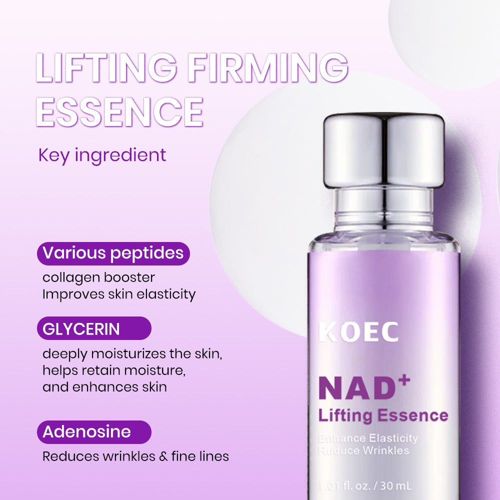 KOEC purple NAD+lifting and moisturizing facial essence 30ml
