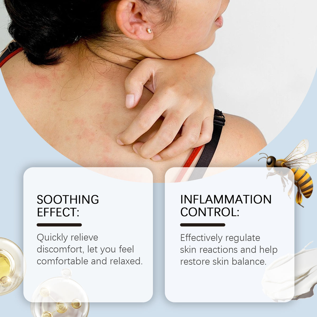 Skin Soothing Repair Cream Nourishes And Improves Skin To Reduce Redness, Dryness And Glow