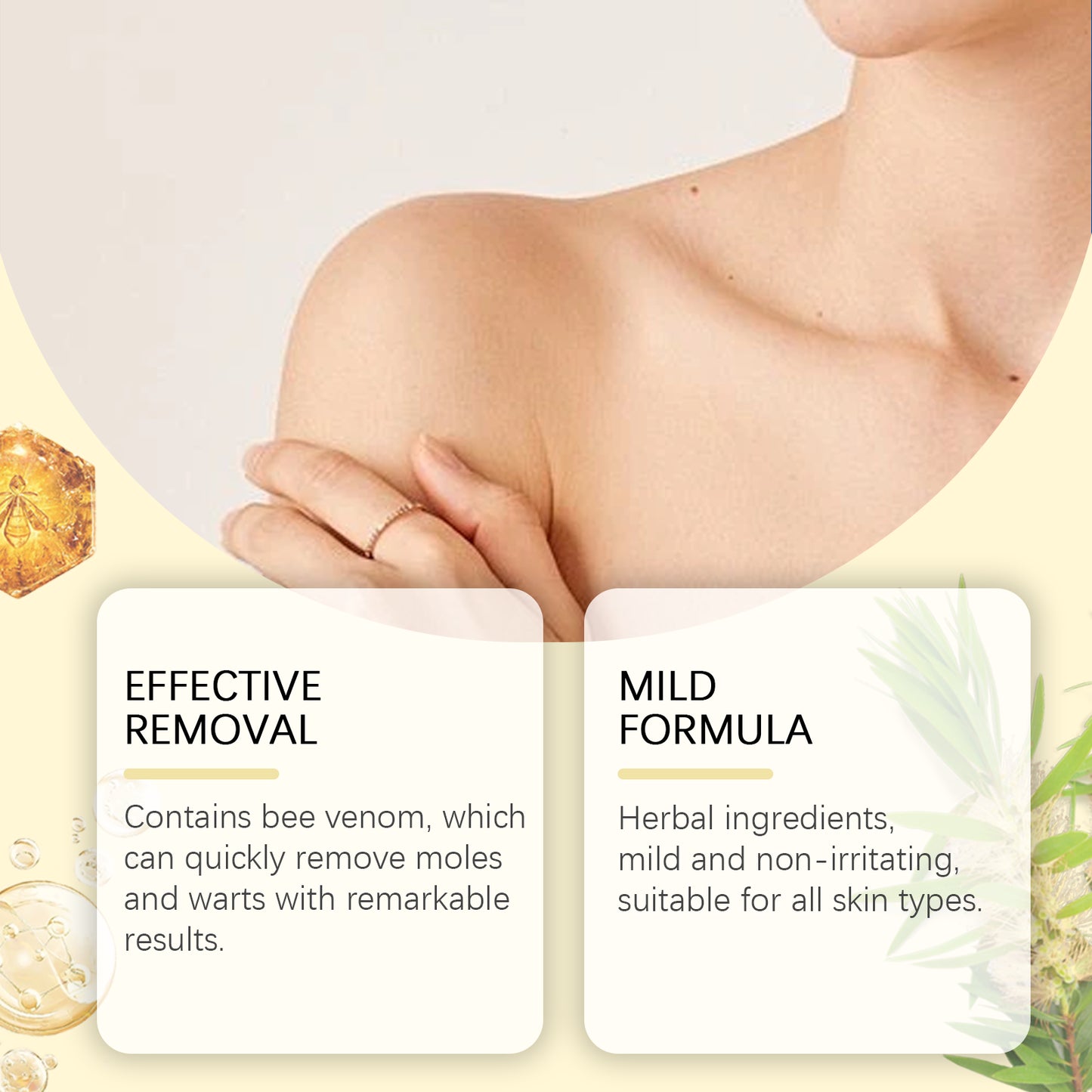 OceAura Bee Venom Creme Herb Essence Daily Gentle Cleansing And Repairing Skin Care Cream