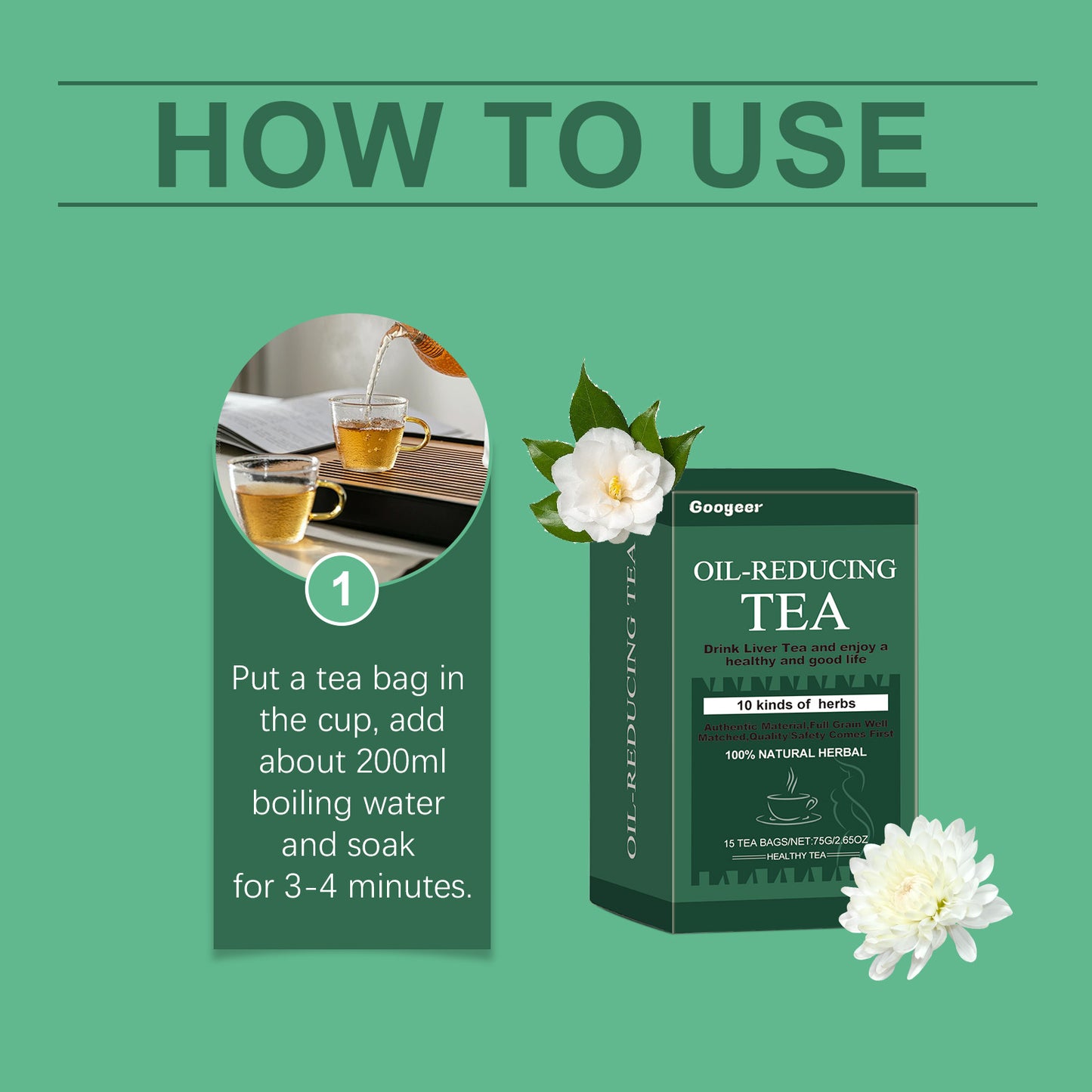 Googeer Oil-Reducing Tea Body Treatment