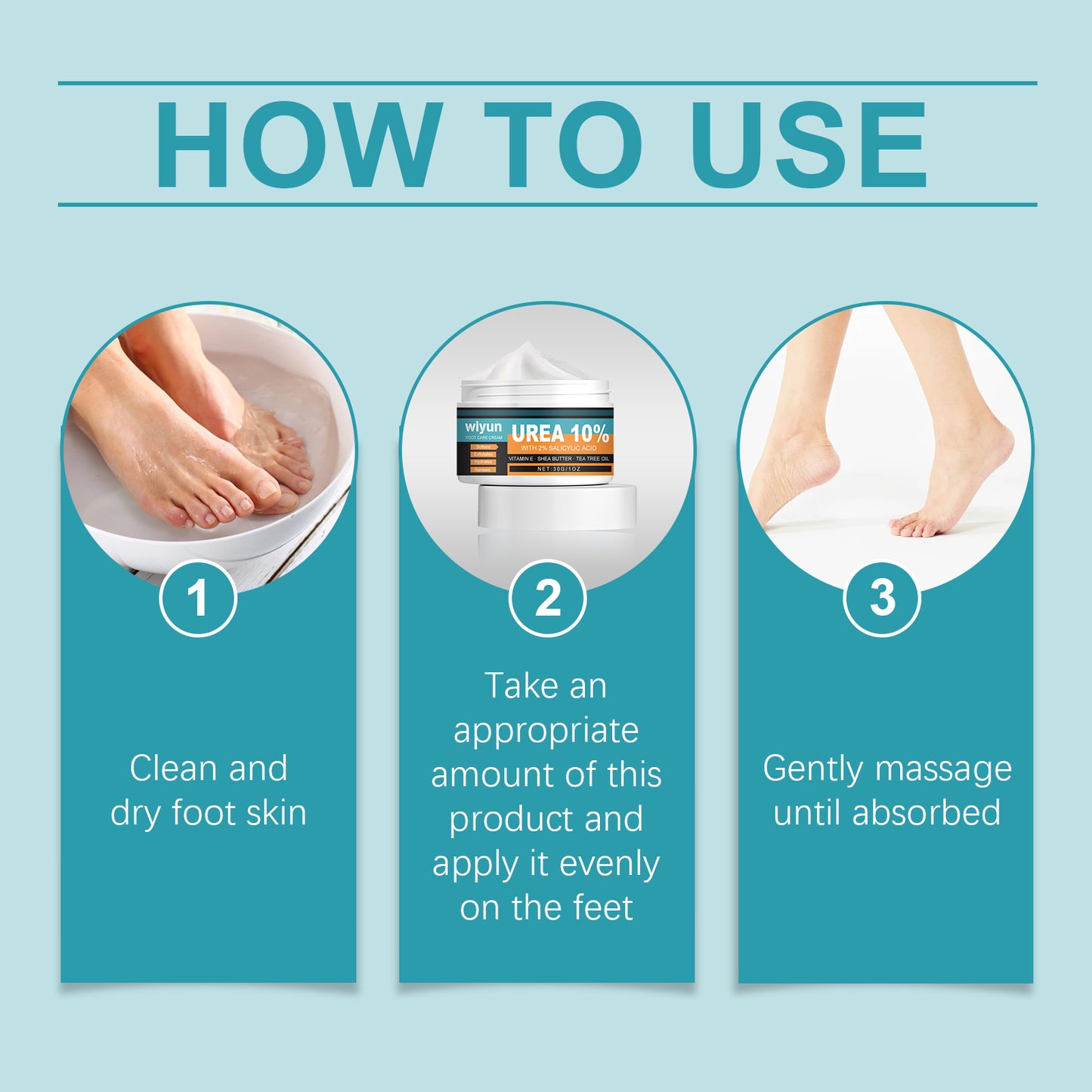 Wiyun Foot Repair Cream Soothing, Gentle, Nourishing, Cleansing, Hydrating And Repairing Hydrating Heel And Foot Care Cream