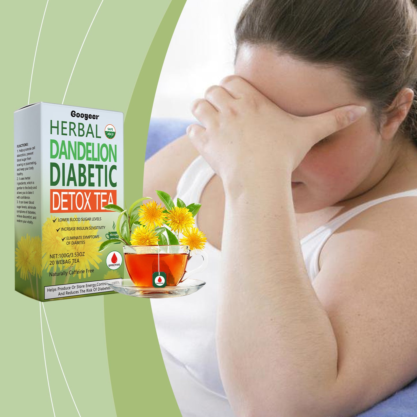 Googeer Herbal Detox Conditioning Tea Bag, Herbal Detox Conditioning Tea Bag Body Treatment