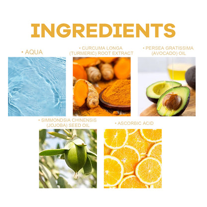 Turmeric Skin Care Set, Fresh And Clean Hydrating Oil-Control Fade Out Fine Lines Firming Haun White Treatments
