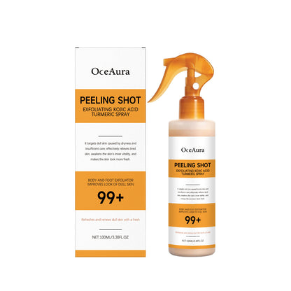 Kojic acid turmeric cutin cleaning spray