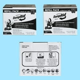 DampRid Fragrance Free Drop-in Tab Refill - 4 Pack - 15.8 Oz. Refill Tabs - Moisture Absorber