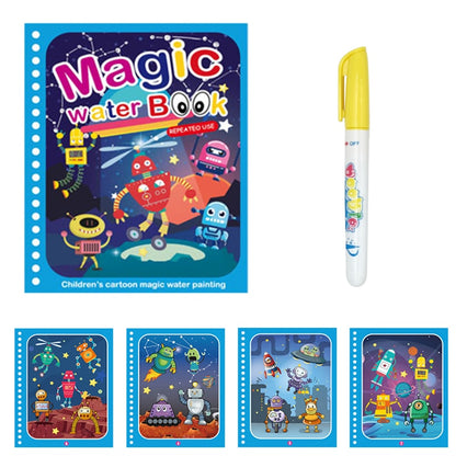 Magic Water Drawing Book