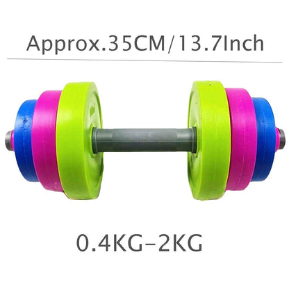 Plastic Adjustable Dumbbell