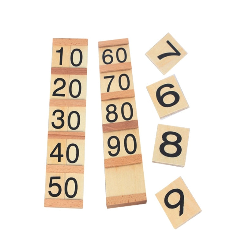 Sagan Plate Wooden  Digital Cognitive Math Toy