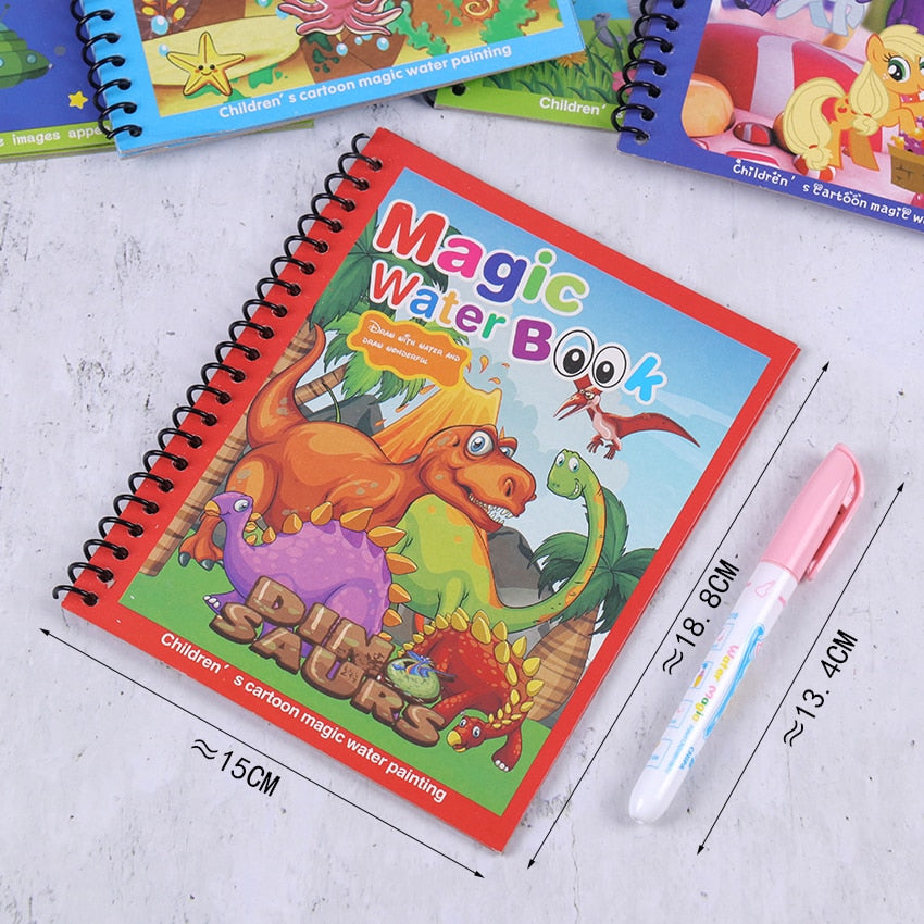 Drawing Set Reusable Magic Water Book