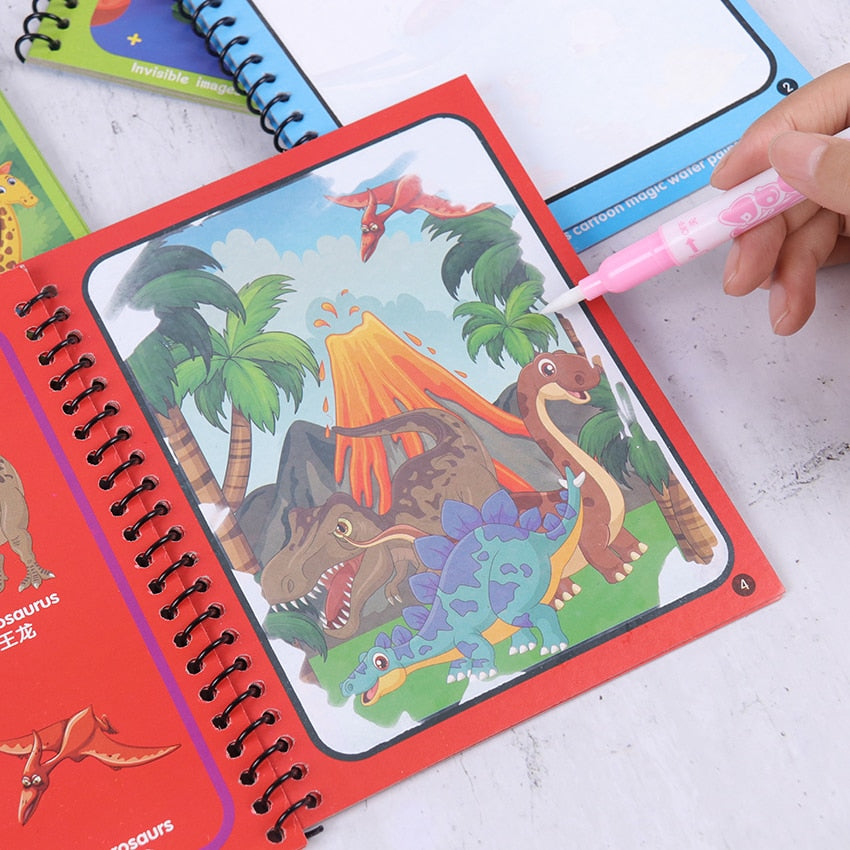 Drawing Set Reusable Magic Water Book