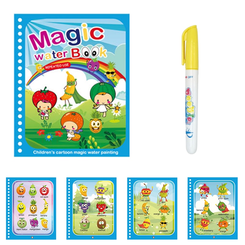 Magic Water Drawing Book