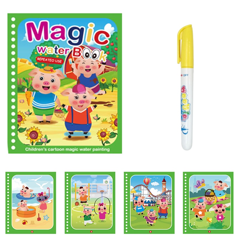 Magic Water Drawing Book