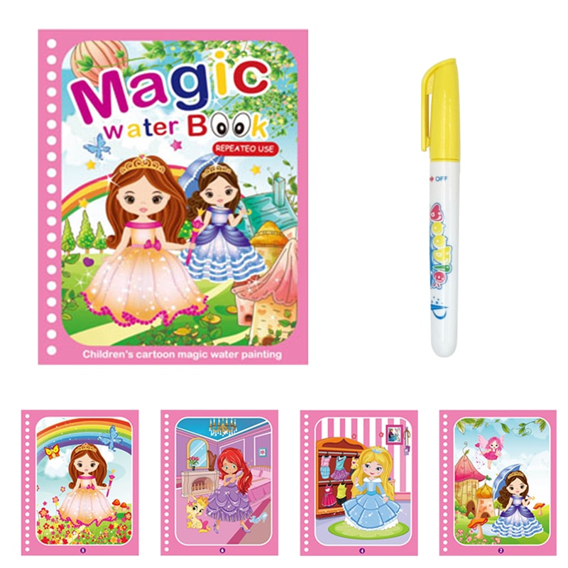 Magic Water Drawing Book