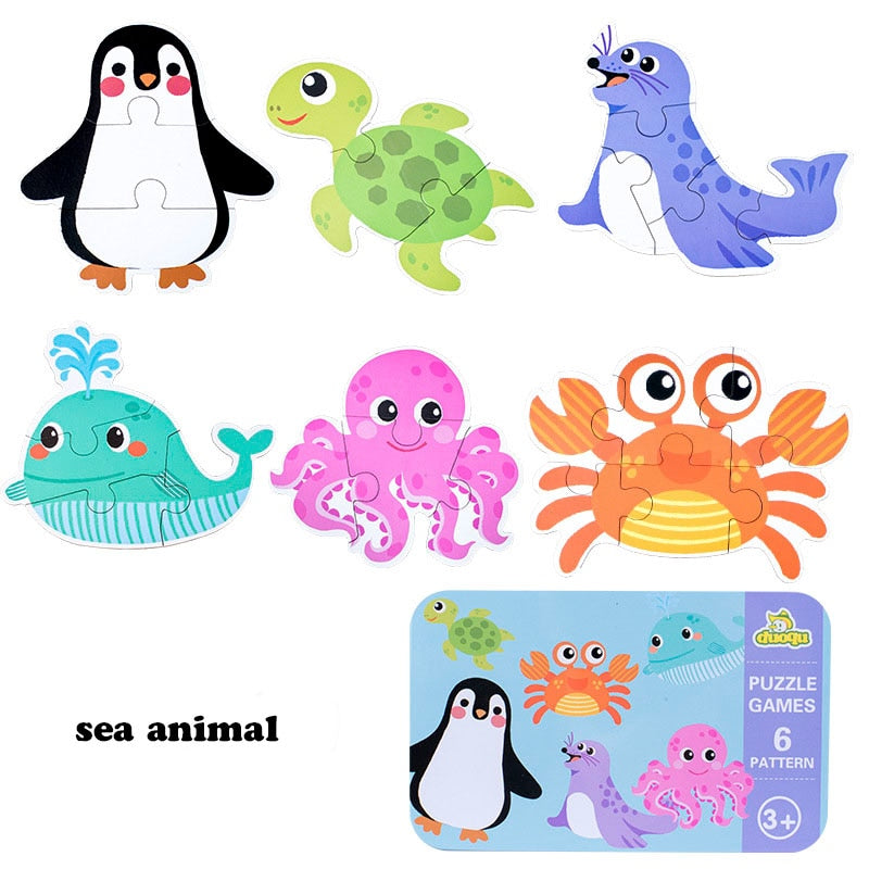 Montessori Baby Puzzle Educational Toys