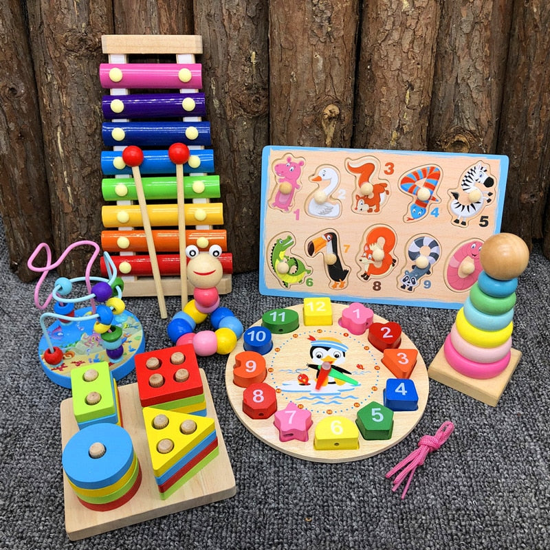 Wooden Puzzles Game Educatinal Wooden Toys