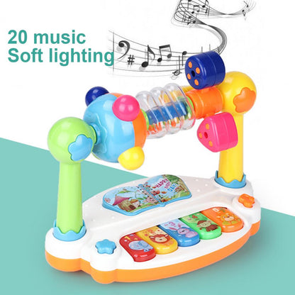 Rotating Music Piano with Light Sound