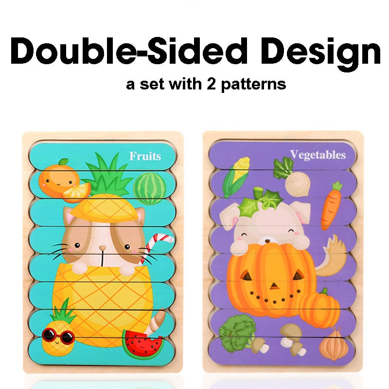 Double Sided Strip 3D Puzzles