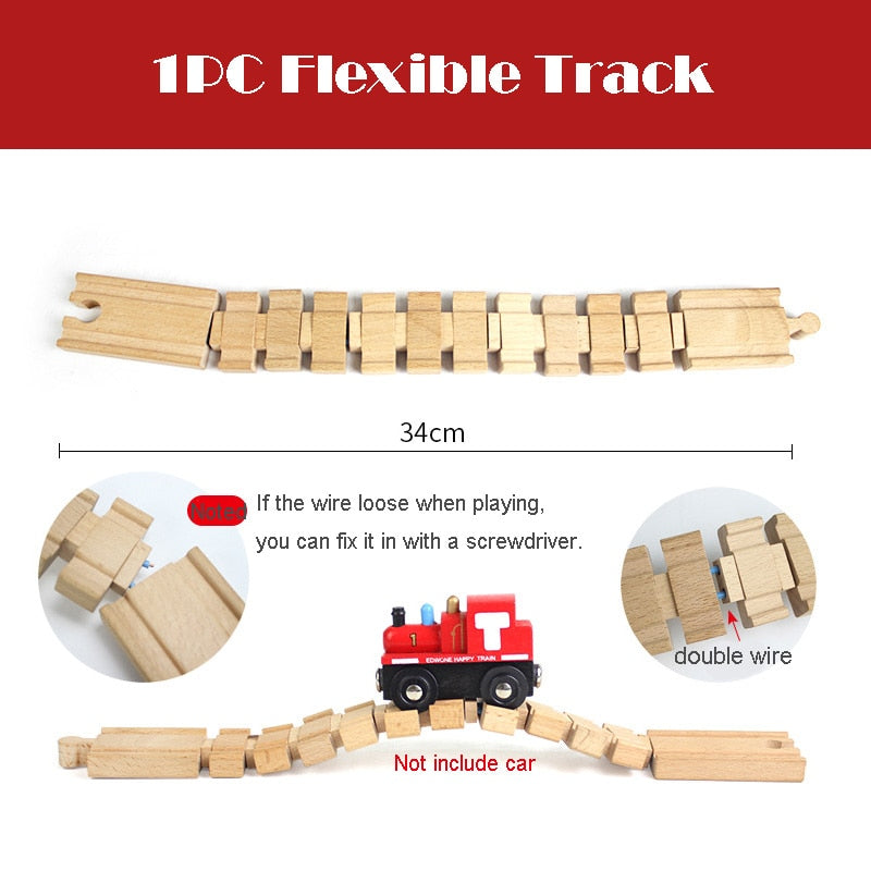 Wooden Track Railway Toys