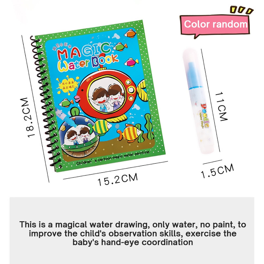 Magic Water Drawing Book