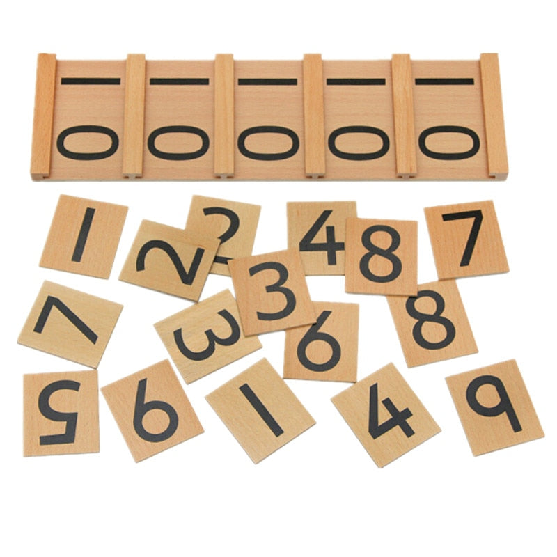 Sagan Plate Wooden  Digital Cognitive Math Toy