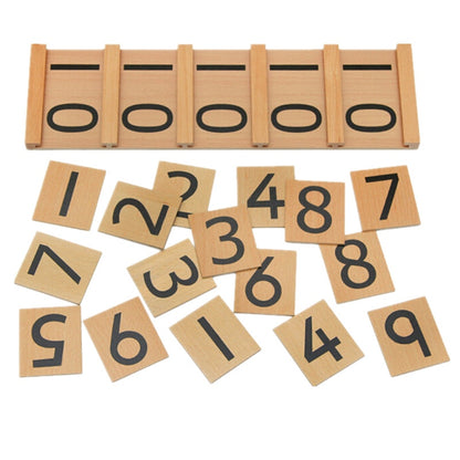 Sagan Plate Wooden  Digital Cognitive Math Toy