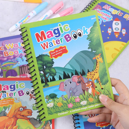 Drawing Set Reusable Magic Water Book