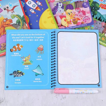 Drawing Set Reusable Magic Water Book
