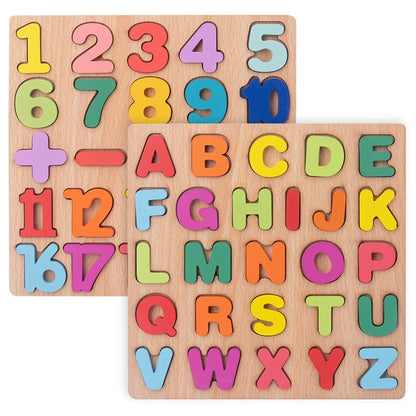 Wooden English Alphabet Number toy