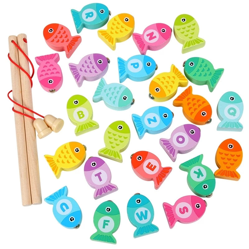 Baby Pull Carrot Wooden Toy