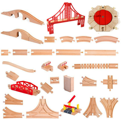 Wooden Track Railway Toys