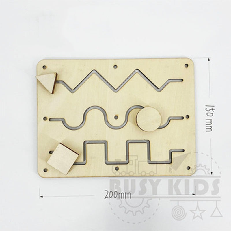 Busy Board Accessories Wood Toy