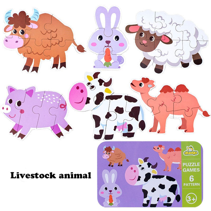 Montessori Baby Puzzle Educational Toys