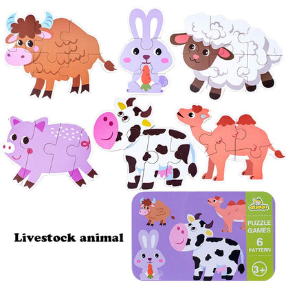 Montessori Baby Puzzle Educational Toys