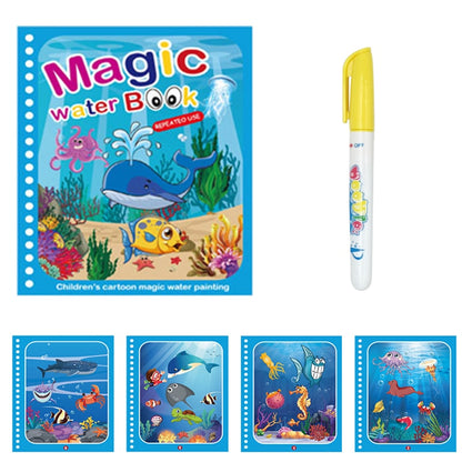 Magic Water Drawing Book
