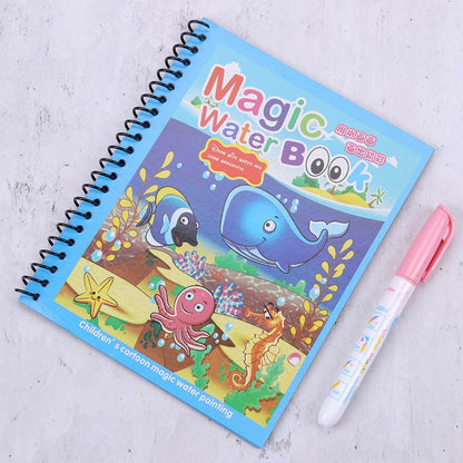 Drawing Set Reusable Magic Water Book