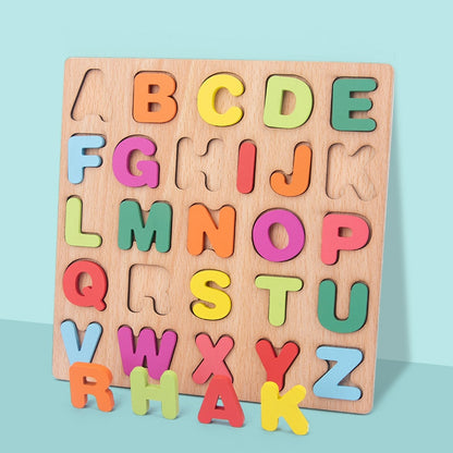 Wooden English Alphabet Number toy
