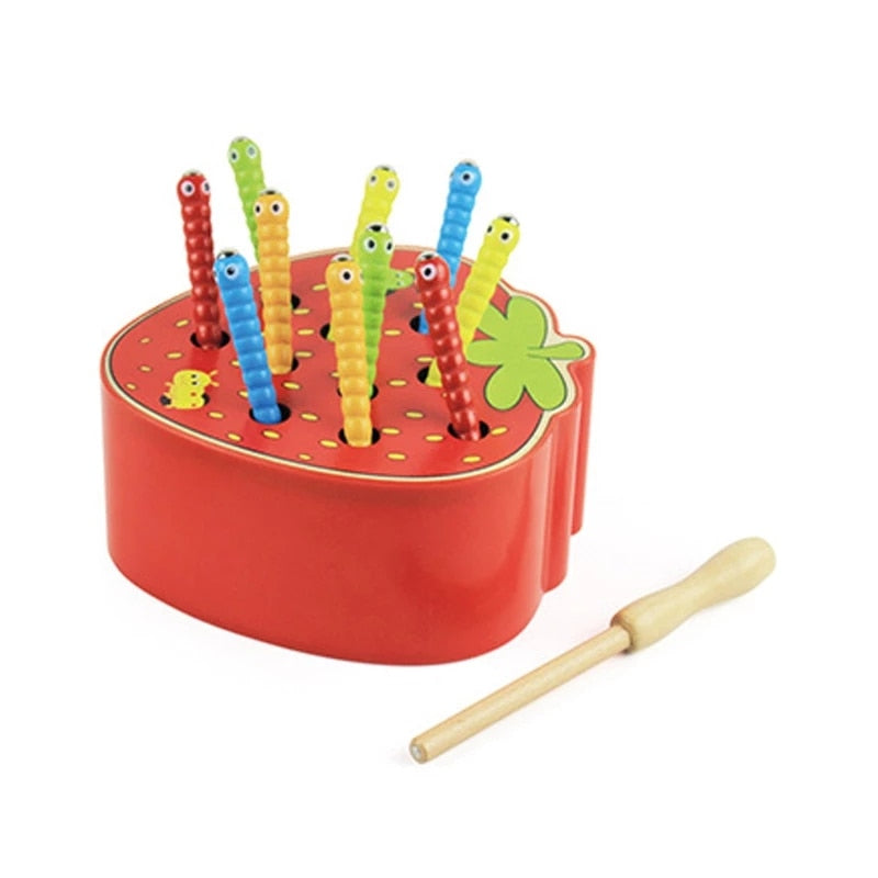 Baby Pull Carrot Wooden Toy