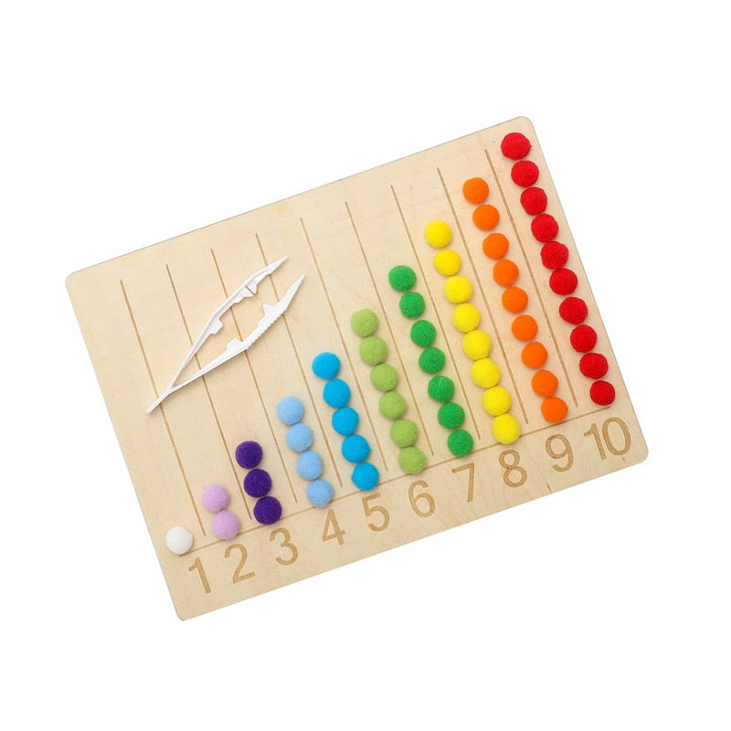 Wooden Rainbow Boardm Educational Puzzle
